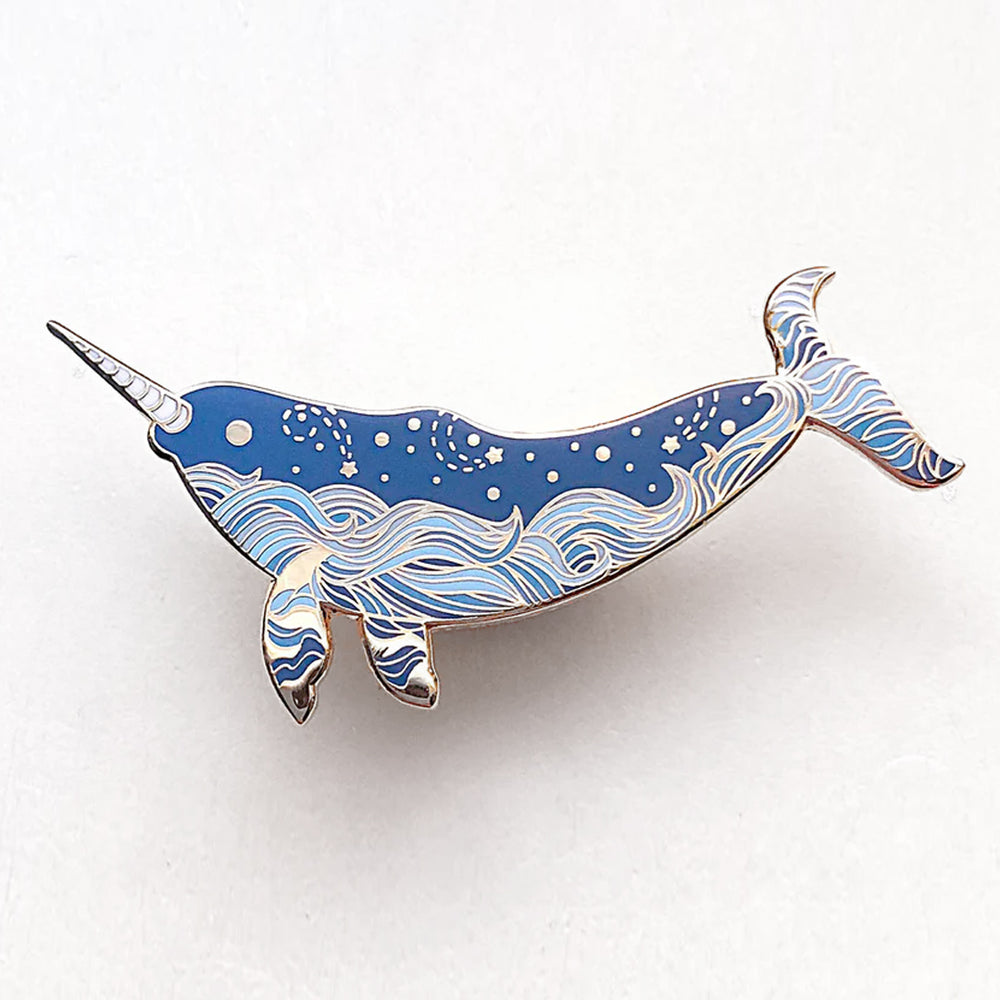 Starry Narwhal - Metal Enameled Pin
