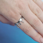 Silver Drip Ring - Adjustable