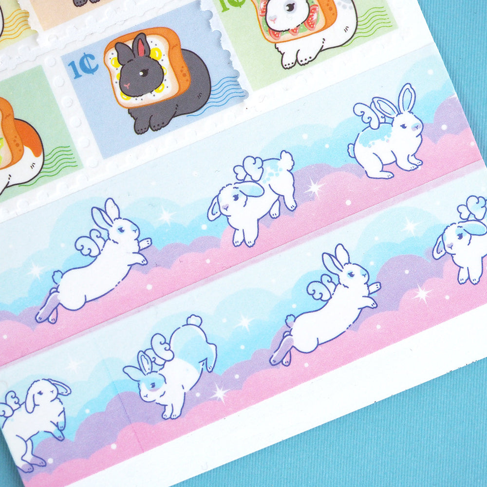 Wide Washi Tape - Fairy Rabbits