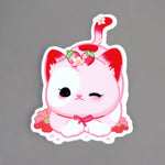 Strawberry Kitty - Vinyl Sticker