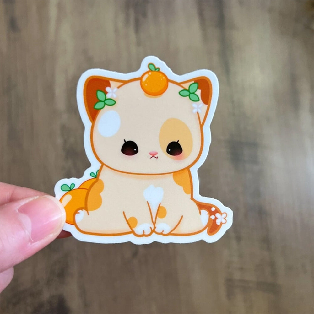 Orange Kitty - Vinyl Sticker