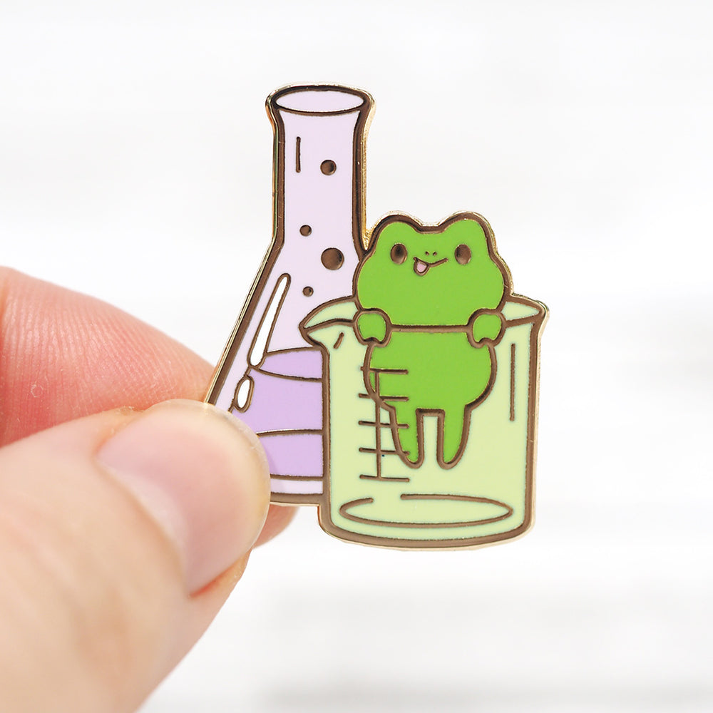 Science Frog - Metal Enameled Pin