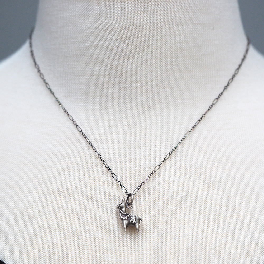 Llama Necklace - Sterling Silver