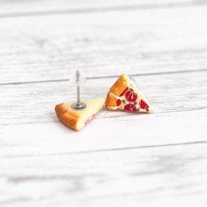 Pizza Slice Stud Earrings