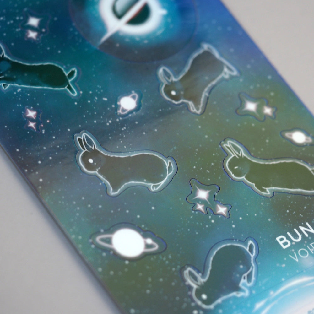 Holographic Galaxy Bunny - Sticker Sheet