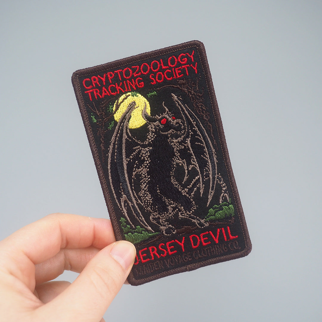 Jersey Devil Patch Cryptozoology Tracking Society Shana Logic
