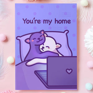 You're My Home - Cute Cat Card