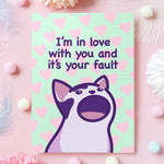 Cat Meme Love - Cute Cat Card