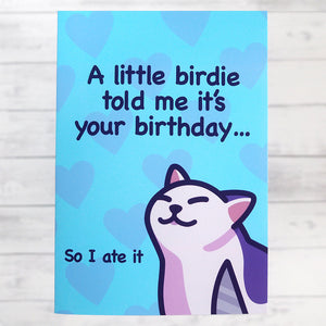 Cat Meme Birthday - Cute Cat Card