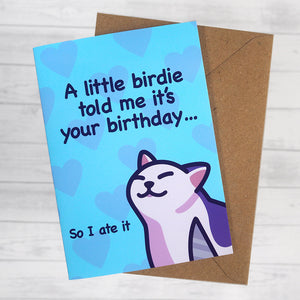 Cat Meme Birthday - Cute Cat Card