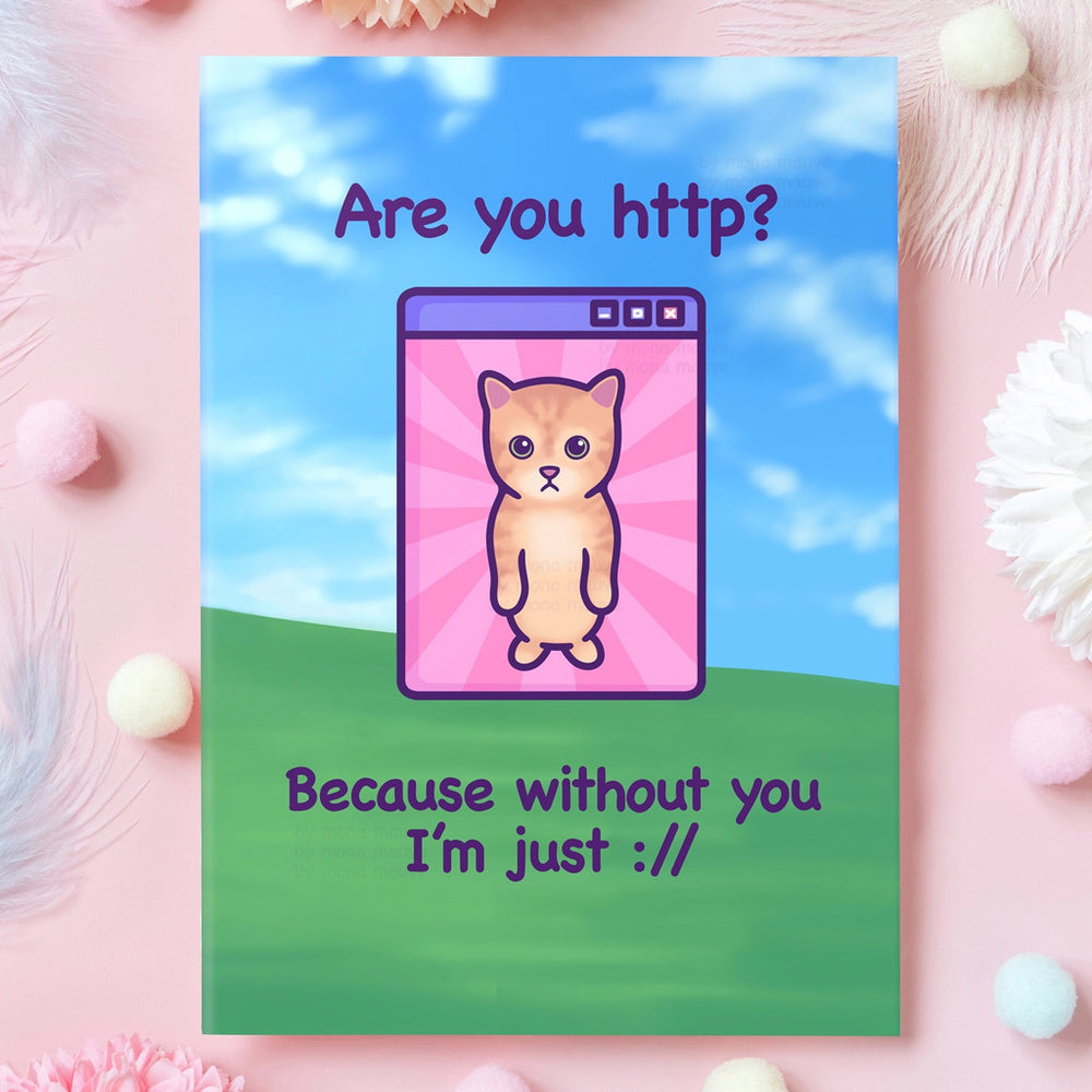 Are You Http? - Cute Cat Card