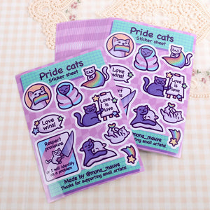 Pride Cats Sticker Sheet