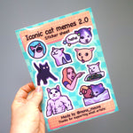 Iconic Cat Memes 2.0 Sticker Sheet