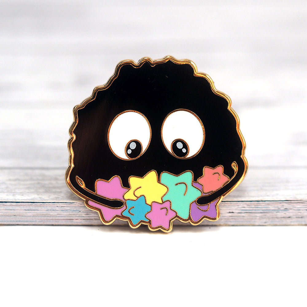 Soot Sprite - Metal Enamel Pin