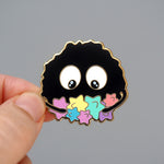 Soot Sprite - Metal Enamel Pin