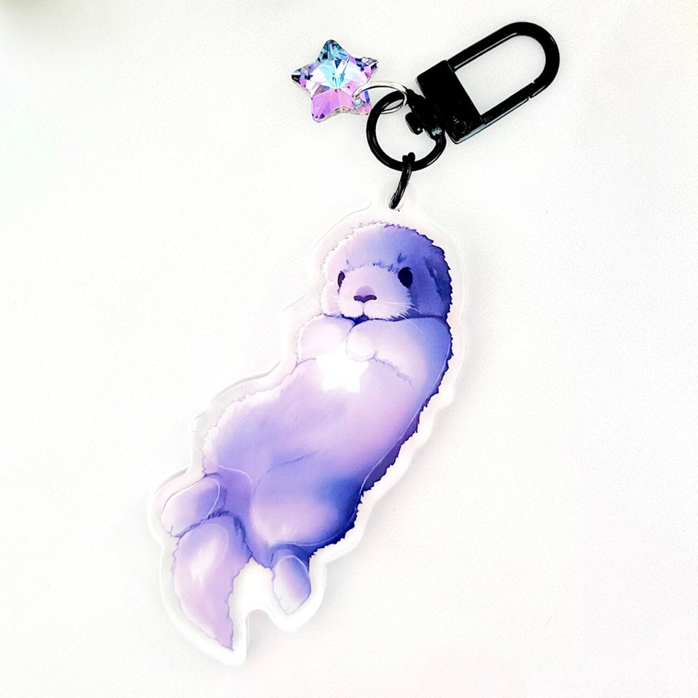 Cosmic Sea Otter - Keychain / Keyring