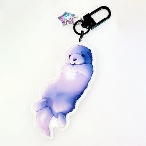 Cosmic Sea Otter - Keychain / Keyring