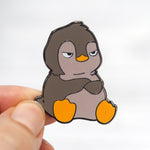 Angry Penguin - Metal Enamel Pin