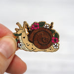 Garden Snail - Metal Enamel Pin