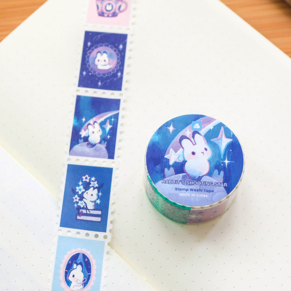 Stamp Washi Tape - Rabbit's Shooting Star