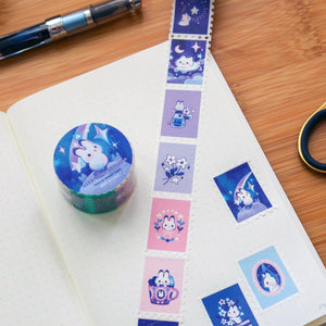 Stamp Washi Tape - Rabbit's Shooting Star