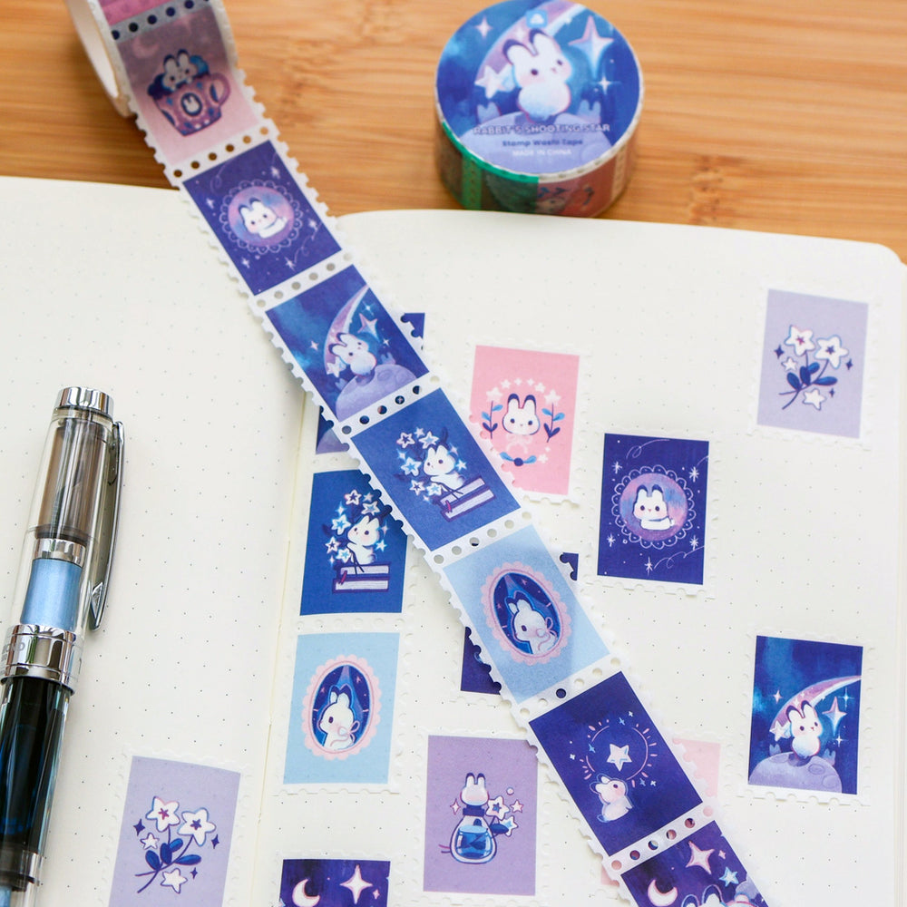 Stamp Washi Tape - Rabbit's Shooting Star