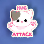 Hug Attack Cat - Vinyl Sticker