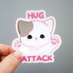 Hug Attack Cat - Vinyl Sticker