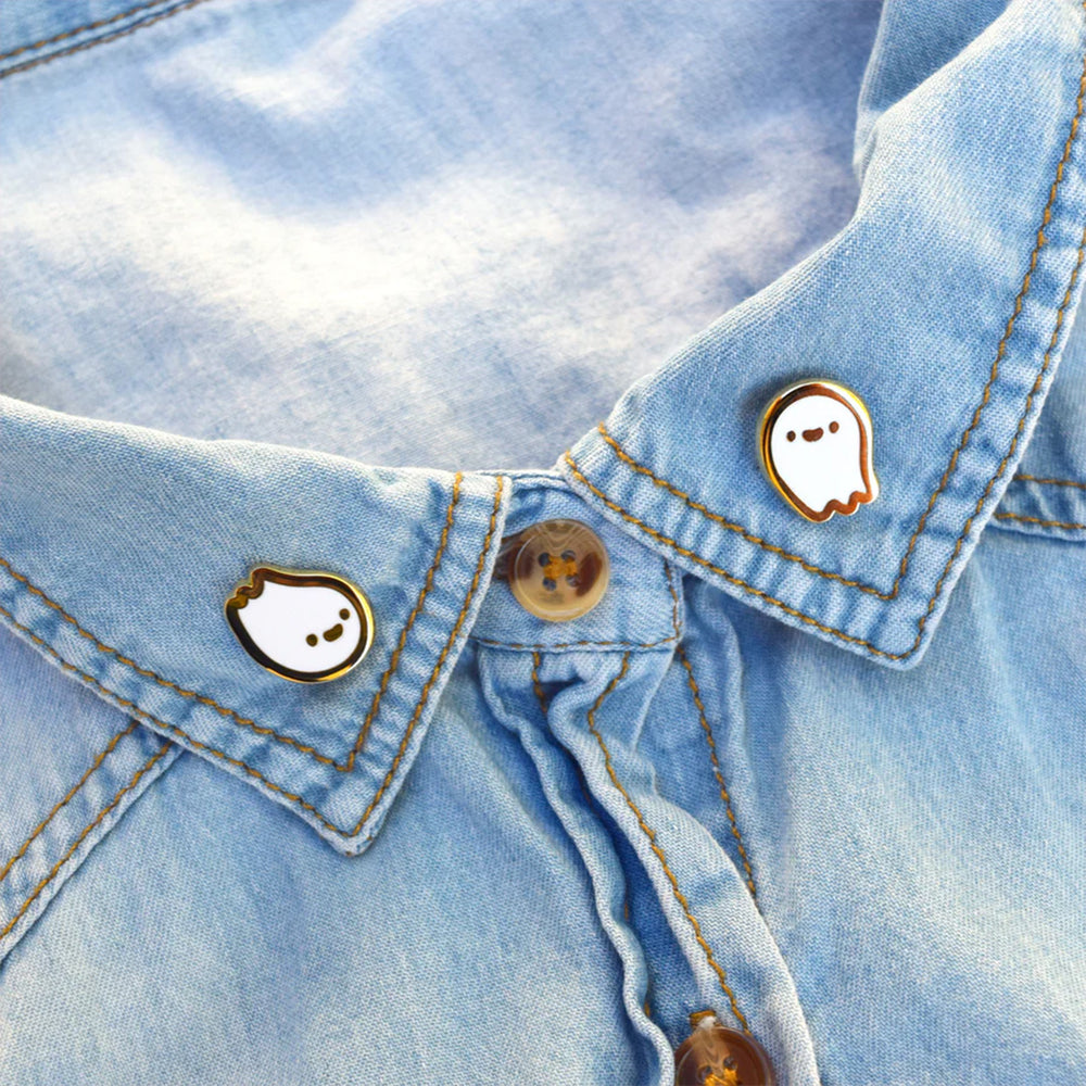 Spooks and Boo-Boo Mini Ghost - Metal Enamel Pin Set