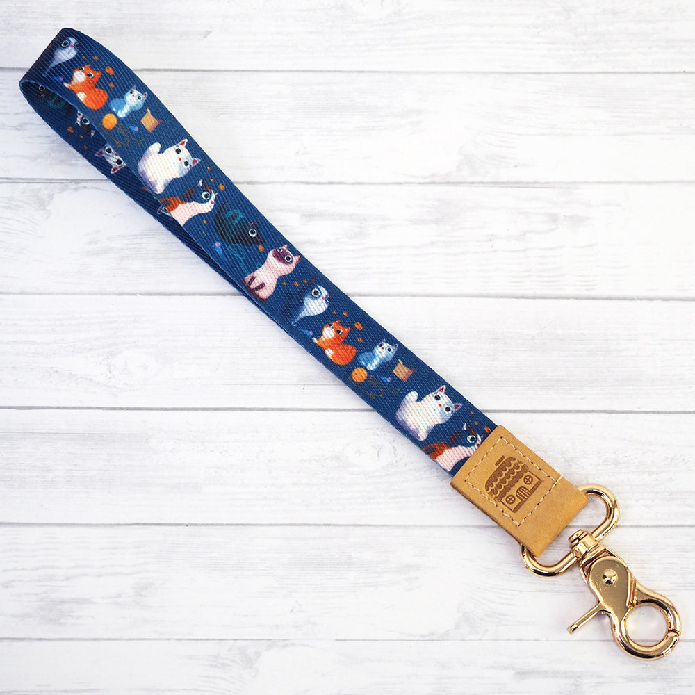 Cats Wristlet Lanyard