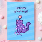 Cat Meme Card - Holiday Greetings