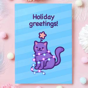 Cat Meme Card - Holiday Greetings