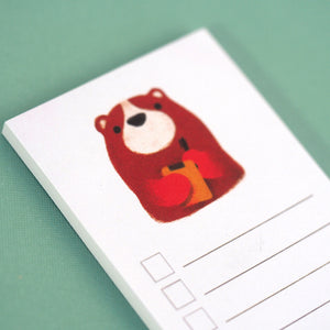 Bear Checklist Sticky Note