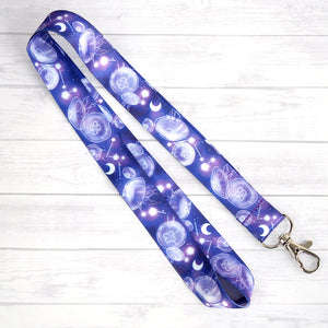 Galaxy Jellyfish Lanyard