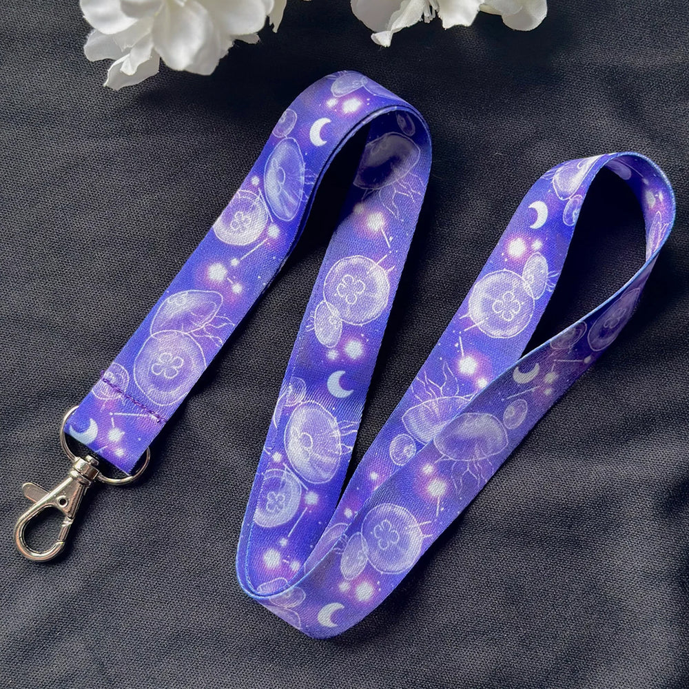 Galaxy Jellyfish Lanyard