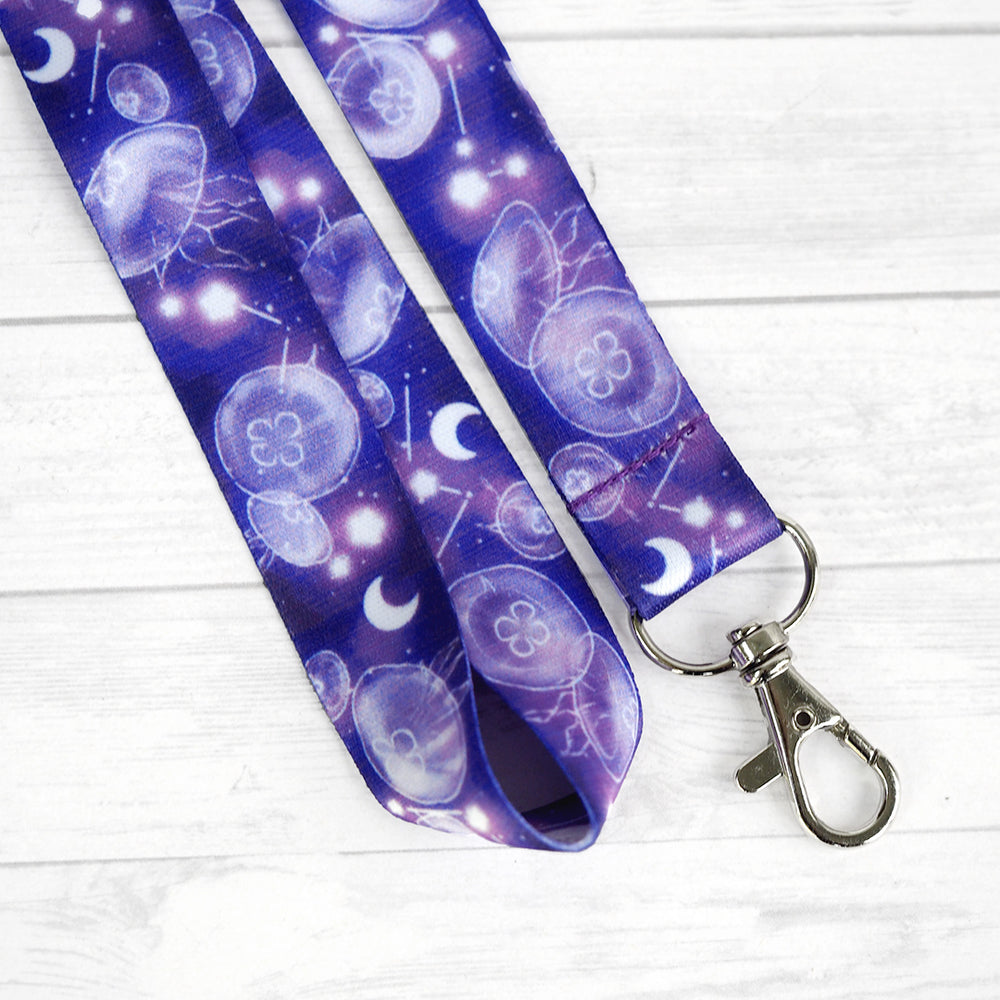 Galaxy Jellyfish Lanyard