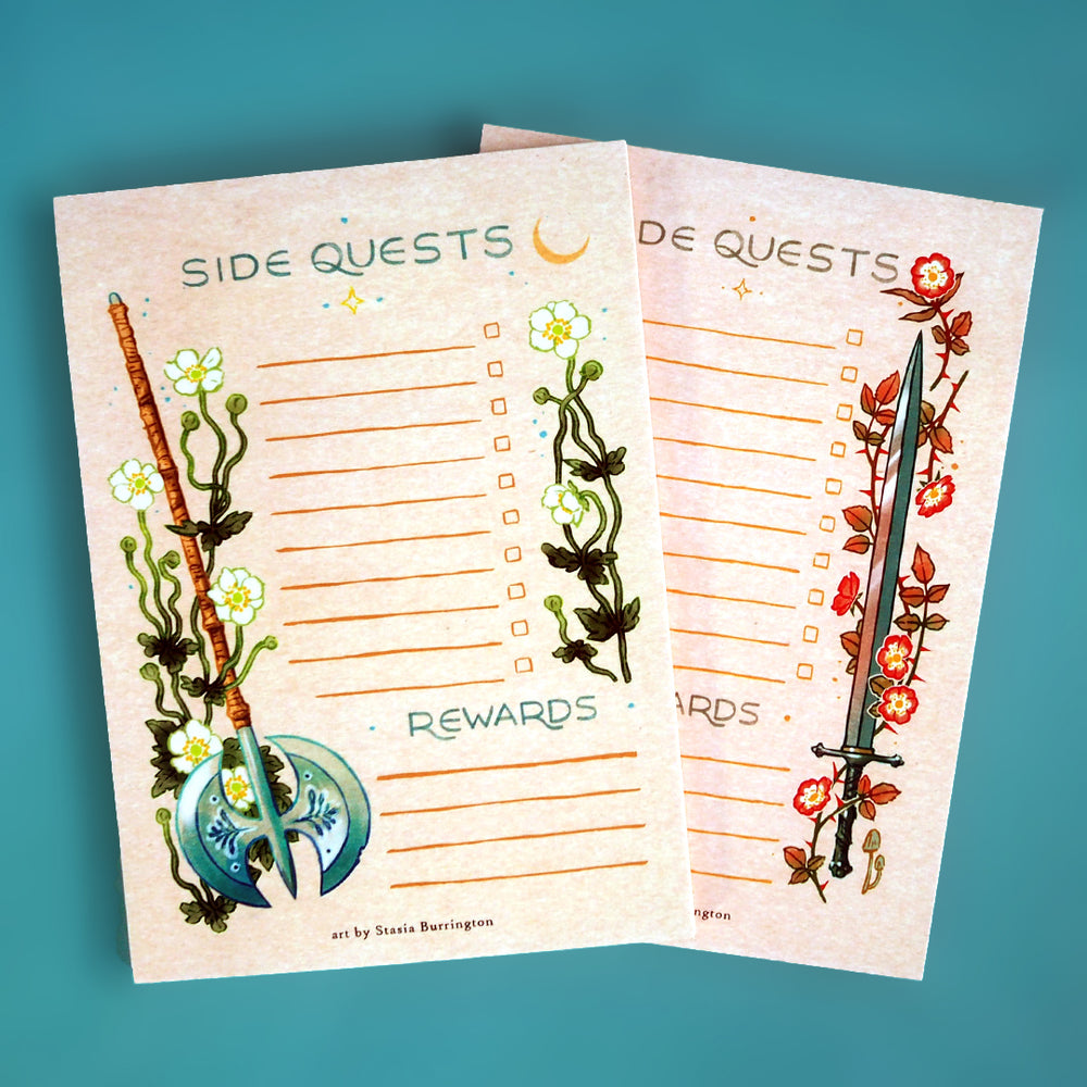 Side Quest - To Do List Notepad - Great Axe