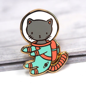 Space Cat - Metal Enamel Pin