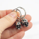 Hel Skull Hoops Earrings