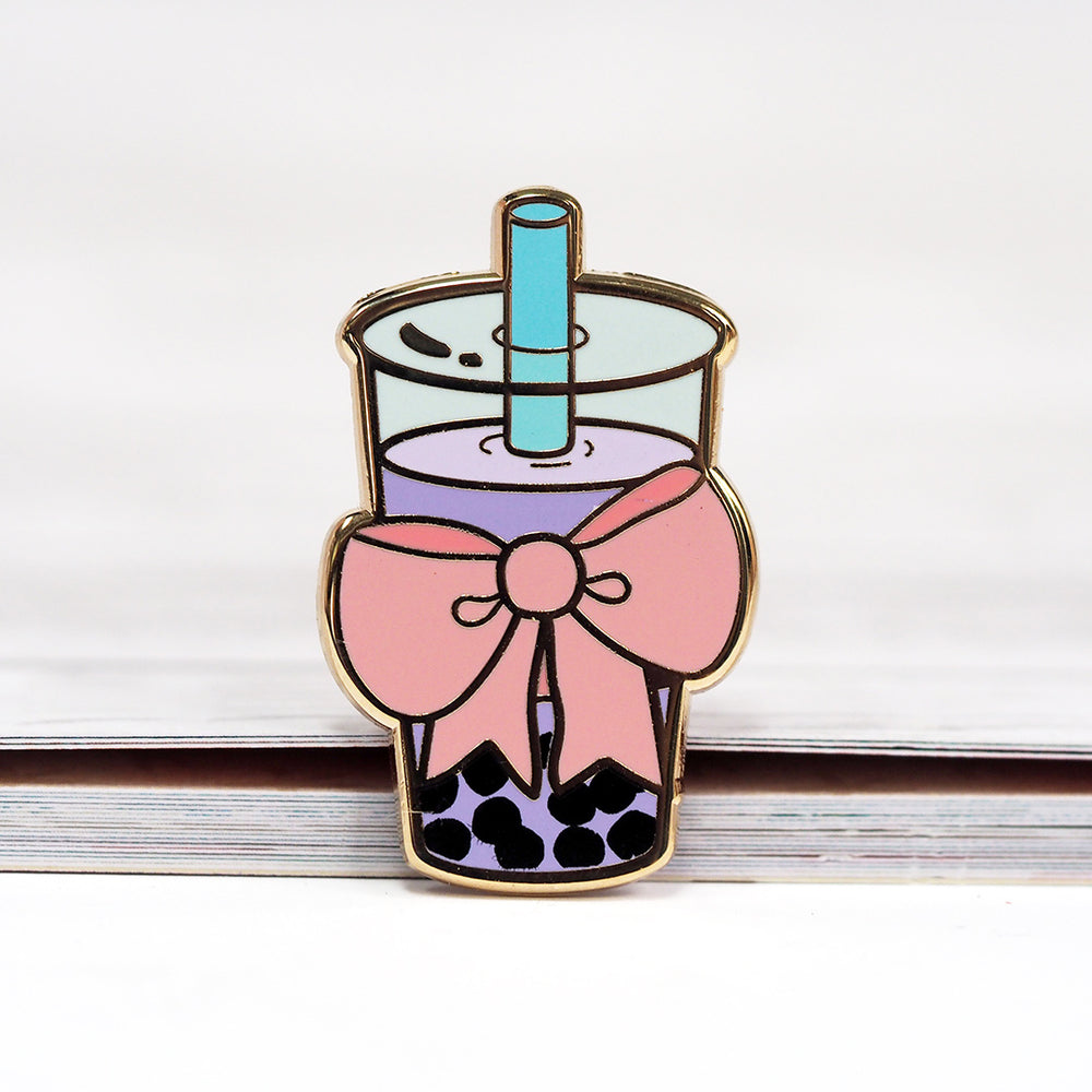 Cute Boba (BOW-ba) - Metal Enameled Pin