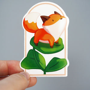 
            
                Load image into Gallery viewer, Vinyl Sticker (Transparent) - Spring Fox
            
        