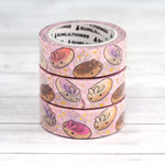 Bunny Donuts - Holo Gold Foil Washi Tape