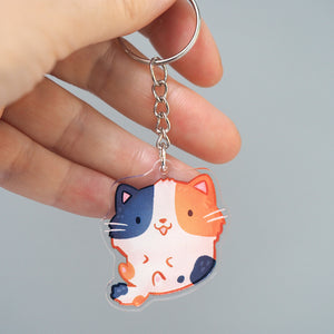 
            
                Load image into Gallery viewer, Calico Cat Keychain
            
        