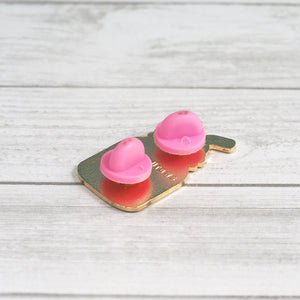 Rainbow Pride Milkshake - Metal Enameled Pin