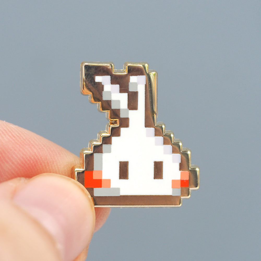 8-bit Bunny - Metal Enameled Pin