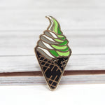 Aromatic Pride Ice Cream Cone - Metal Enameled Pin