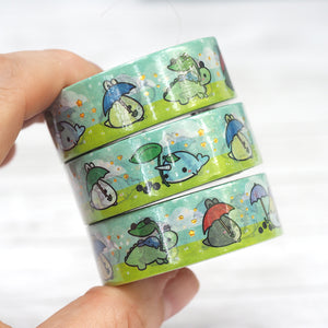 Lil' Totoro March - Holo Gold Foil Washi Tape