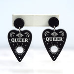 Queer Ouija Planchette Earrings