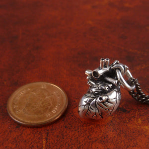 Anatomical Heart Necklace - Small