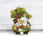 Griffin's Bonsai Garden - Metal Enameled Pin